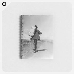 アートメモ帳-Migrant worker on California highway - ドロテア ラング Memo.