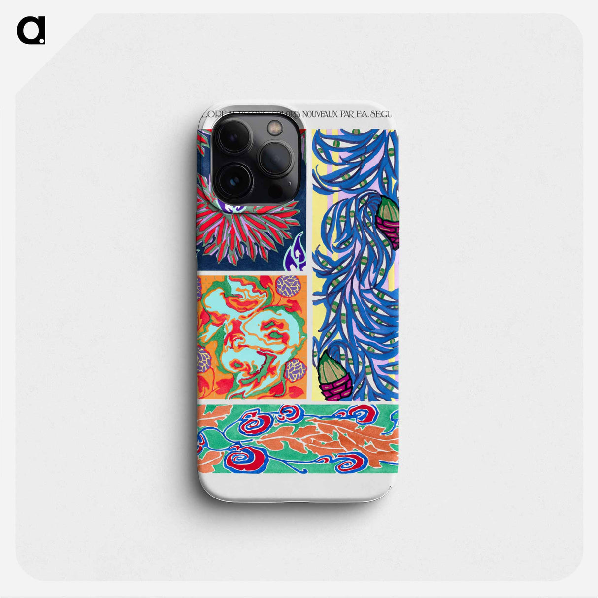 Vintage art deco & art nouveau pattern, plate no. 18. - E.A.セギー Phone Case.
