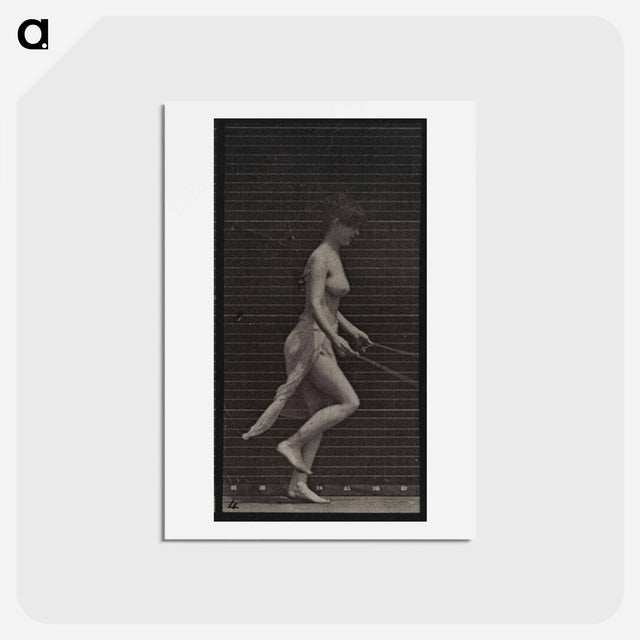 アートポストカード-Skipping Woman
 - エドワード マイブリッジ Postcard.