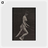 アートポストカード-Skipping Woman
 - エドワード マイブリッジ Postcard.