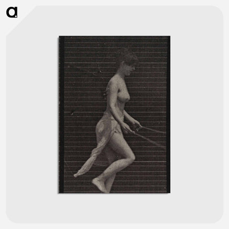 アートポストカード-Skipping Woman
 - エドワード マイブリッジ Postcard.