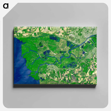 アートパネル-Rostov-on-Don
 - 上空からの地球 Canvas.
