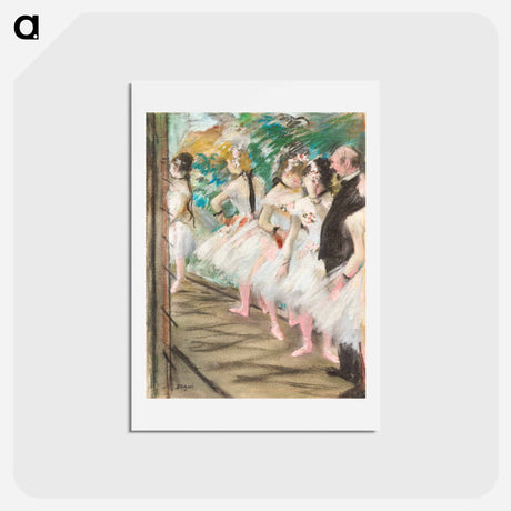 アートポストカード-The Ballet - エドガー ドガ Postcard.