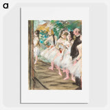 The Ballet - Edgar Degas Poster.