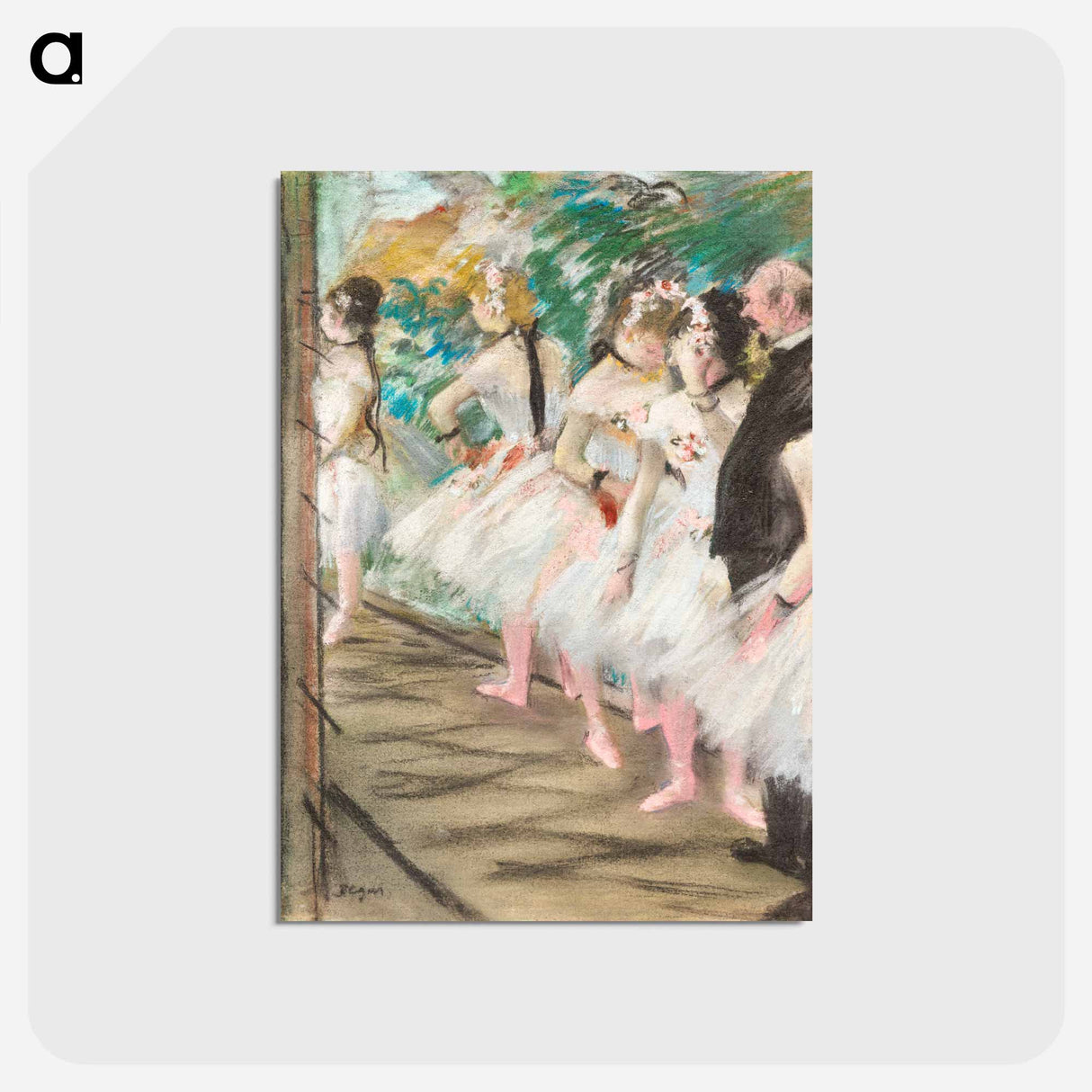 アートポストカード-The Ballet - エドガー ドガ Postcard.