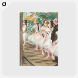 アートポストカード-The Ballet - エドガー ドガ Postcard.