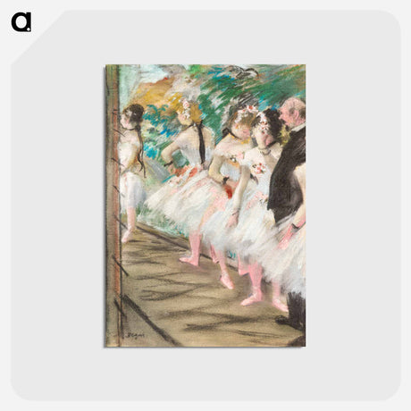 アートポストカード-The Ballet - エドガー ドガ Postcard.