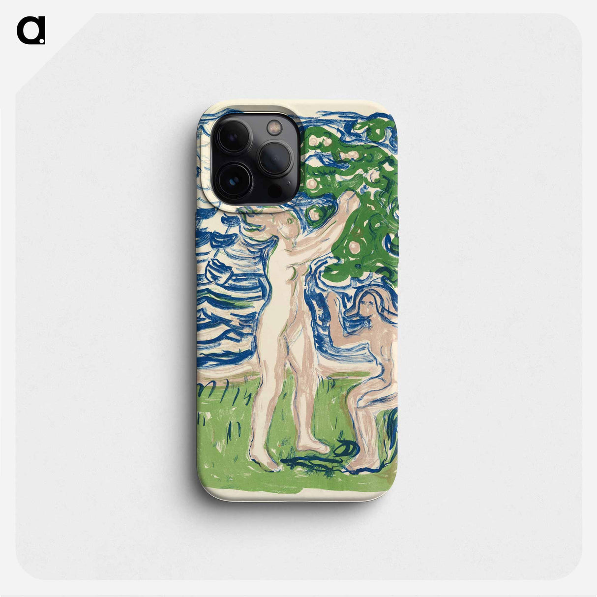 Girls Picking Apples - Edvard Munch Phone Case.