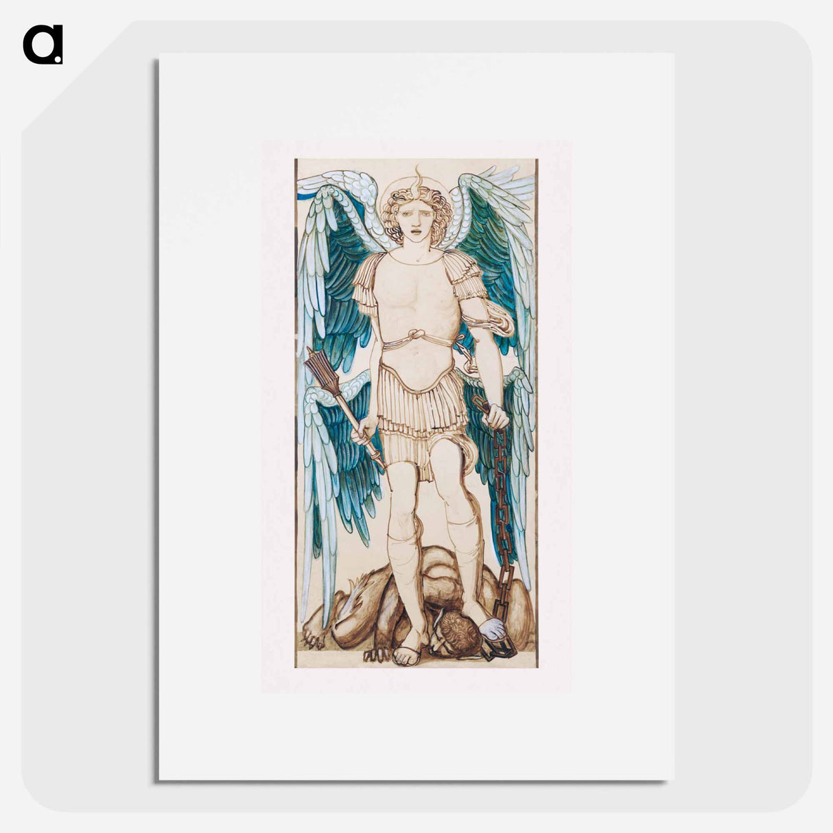 The Angels of the Hierarchy - Principates - エドワード バーン ジョーンズ Poster.