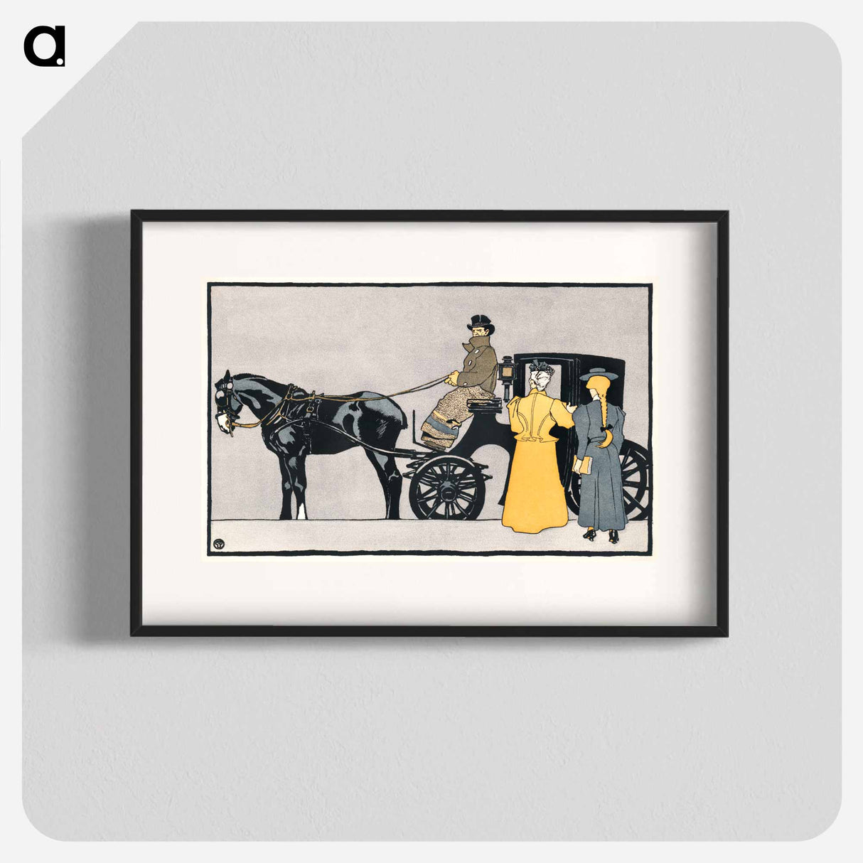 Horse carriage - Edward Penfield Poster.