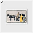 アートポストカード-Horse carriage - エドワード ペンフィールド Postcard.