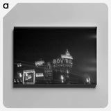 London street scene - エリック リー ジョンソン Canvas.