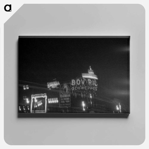 London street scene - エリック リー ジョンソン Canvas.