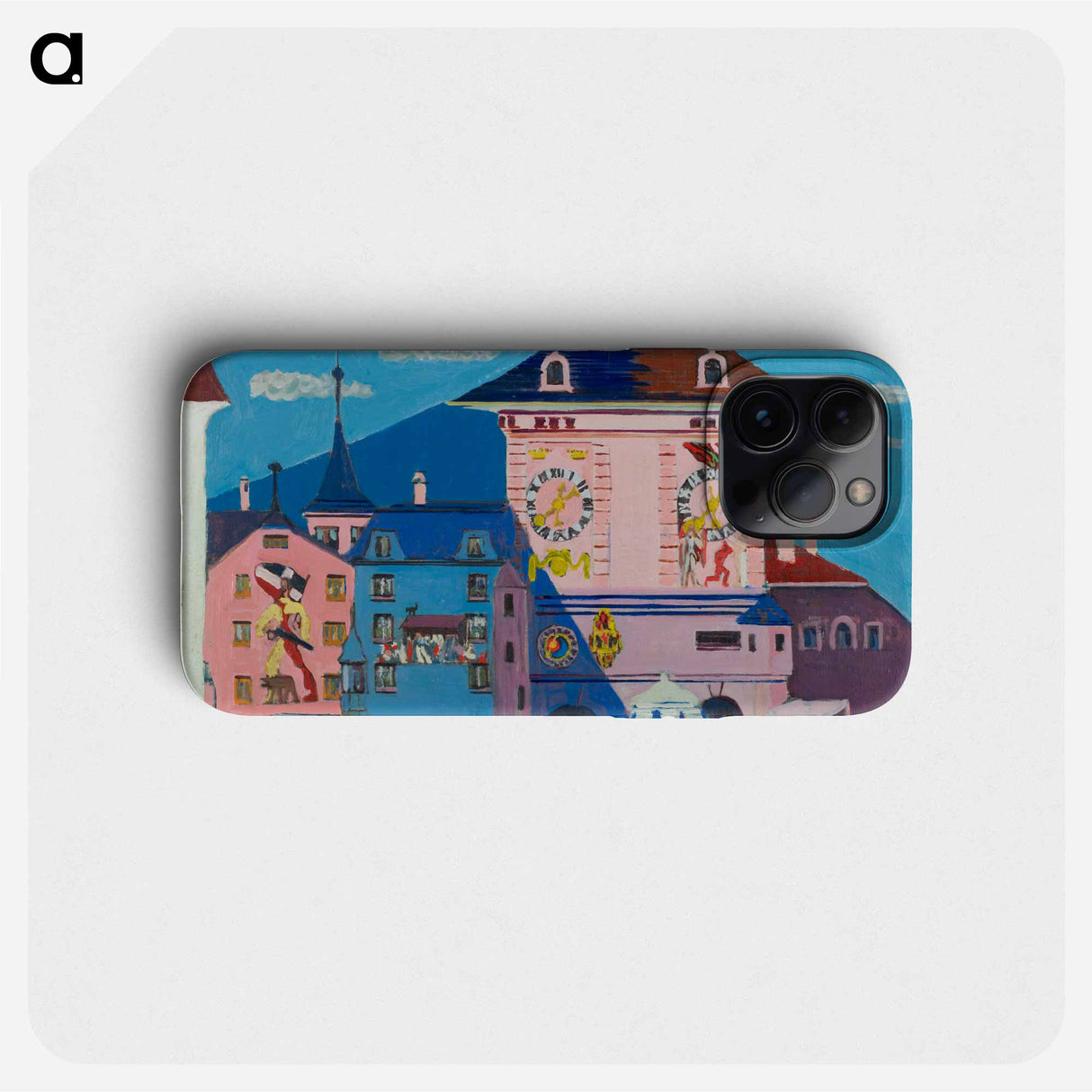Bern with Belltower - Ernst Ludwig Kirchner Phone Case.