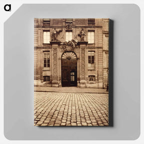 アートパネル-Versailles, Porte, rue de L'Orangerie
 - ウジェーヌ アジェ Canvas.