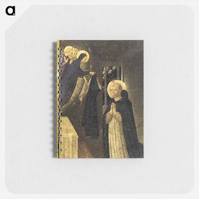 アートメモ帳-The Virgin Consigns the Habit to St. Dominic - フラ アンジェリコ Memo.