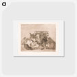 アートポストカード-Sweet Devotion - フランシスコ デ ゴヤ Postcard.