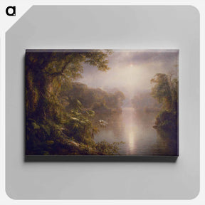 アートパネル-The River of Light - フレデリック エドウィン チャーチ Canvas.