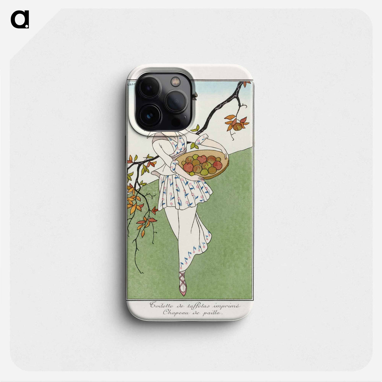 Parisian Costumes: Taffetas Toiletries - Georges Barbier Phone Case.