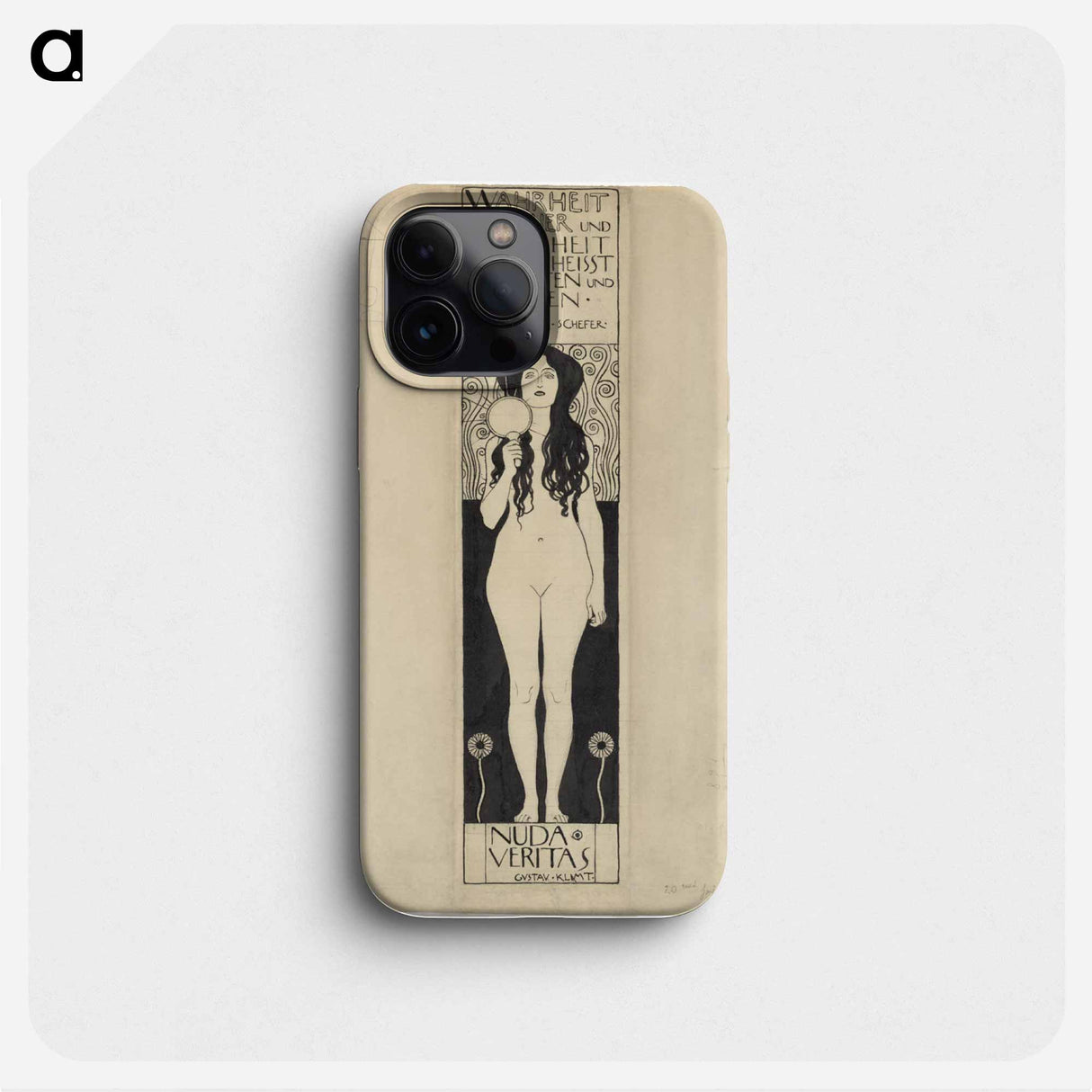 Nuda Veritas - Gustav Klimt Phone Case.