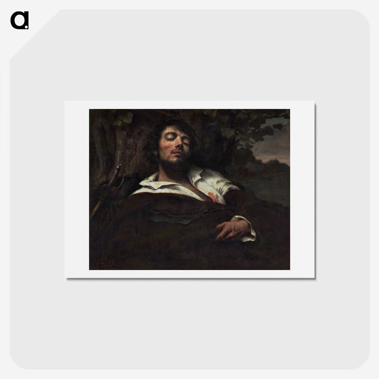1-52_Gustave-Courbet_hagaki