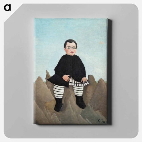 Boy on the Rocks - Henri Rousseau Canvas.