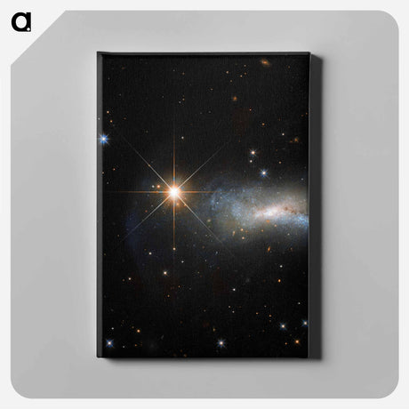 アートパネル-NGC 7250: Starburst Galaxy
 - ハッブル画像 Canvas.