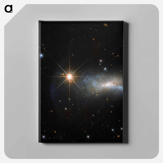 アートパネル-NGC 7250: Starburst Galaxy
 - ハッブル画像 Canvas.