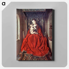 アートパネル-The Lucca Madonna - ヤン ファン エイク Canvas.