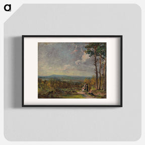 アートポスター-Hampstead Heath Looking Towards Harrow
 - ジョン コンスタブル Poster.