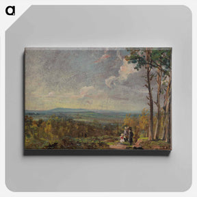 アートパネル-Hampstead Heath Looking Towards Harrow
 - ジョン コンスタブル Canvas.