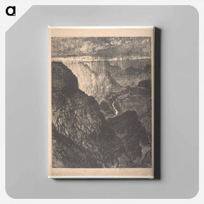 アートパネル-Storm in the Canyon
 - ジョセフ ペネル Canvas.