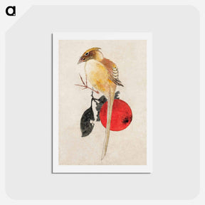 アートポストカード-Katsushika Hokusai's bird - 葛飾 北斎 Postcard.