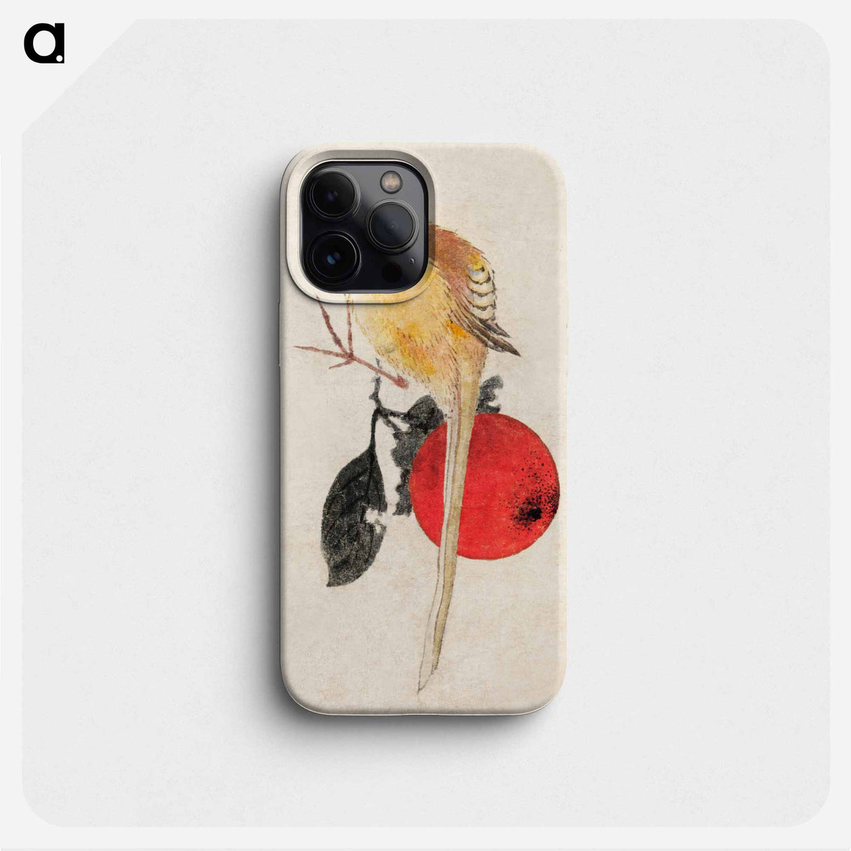 Katsushika Hokusai's bird - 葛飾 北斎 Phone Case.