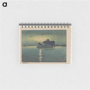 アートメモ帳-Matsushima in the Moonlight (Tsuki no Matsushima), woodblock print - 川瀬 巴水 Memo.