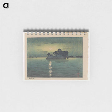 Matsushima in the Moonlight (Tsuki no Matsushima), woodblock print - 川瀬 巴水 Memo.