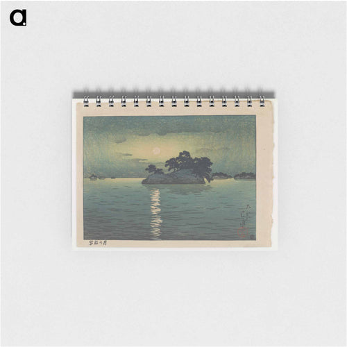 Matsushima in the Moonlight (Tsuki no Matsushima), woodblock print - 川瀬 巴水 Memo.