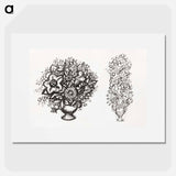 Two studies of a vases of flowers - Leo Gerstel Poster.