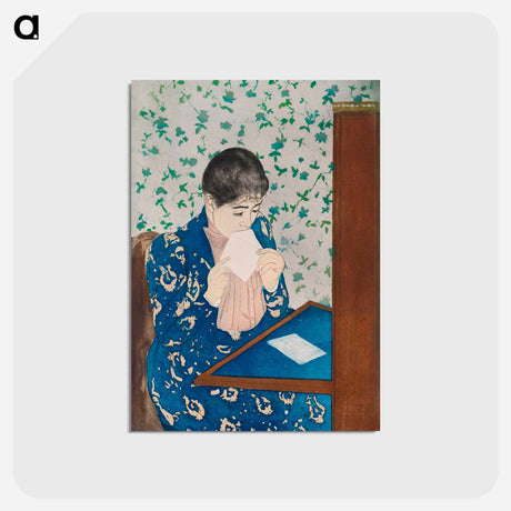 アートポストカード-The Letter - メアリー カサット Postcard.
