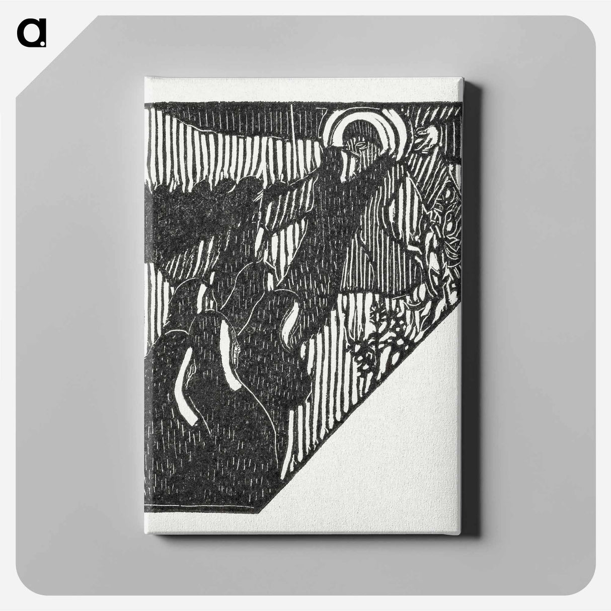 アートパネル-Crucifixion of Christ and Nuns - モーリス ドニ Canvas.