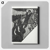 アートパネル-Crucifixion of Christ and Nuns - モーリス ドニ Canvas.