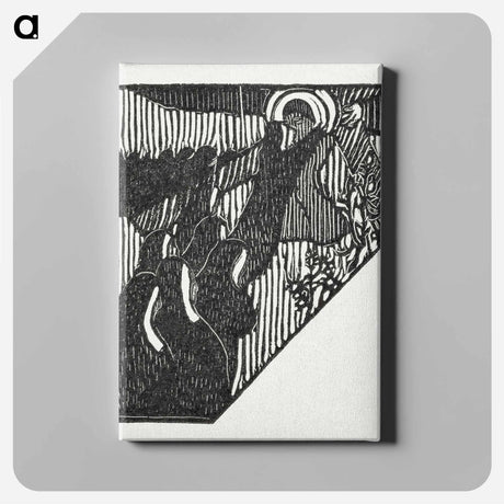 アートパネル-Crucifixion of Christ and Nuns - モーリス ドニ Canvas.