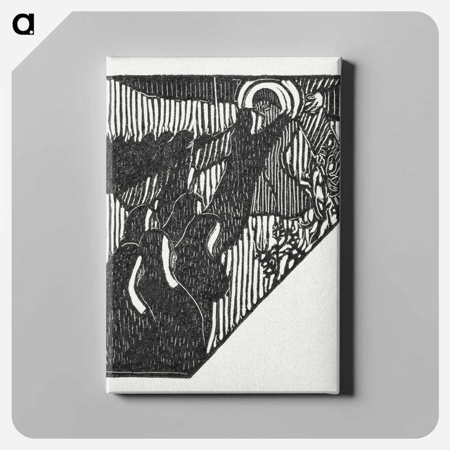 アートパネル-Crucifixion of Christ and Nuns - モーリス ドニ Canvas.