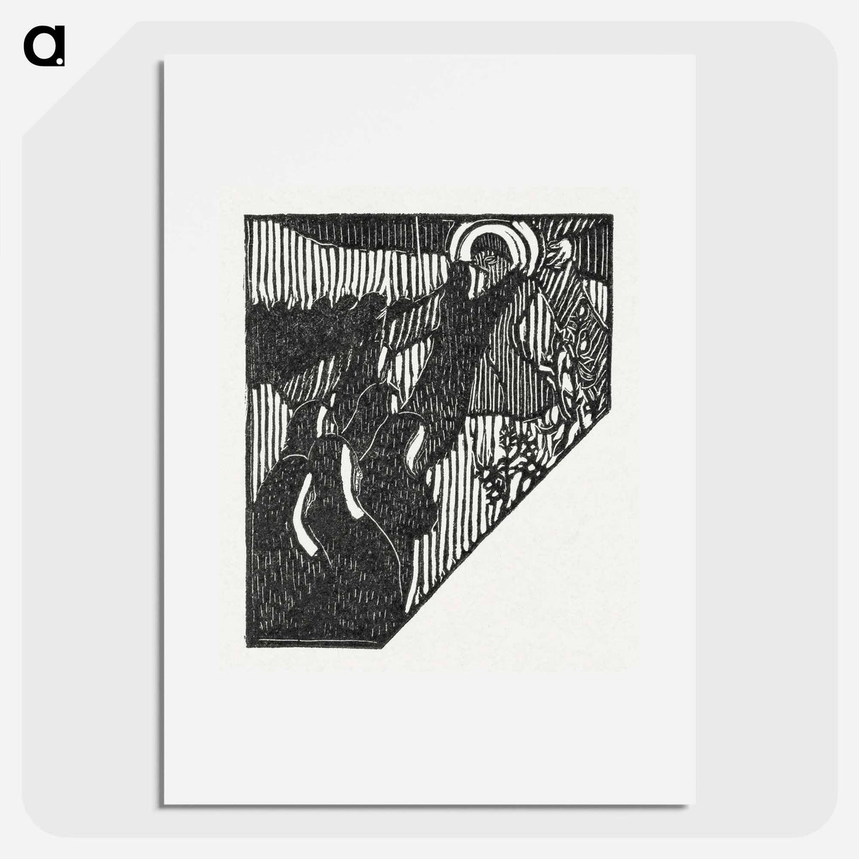 Crucifixion of Christ and Nuns - Maurice Denis Poster.