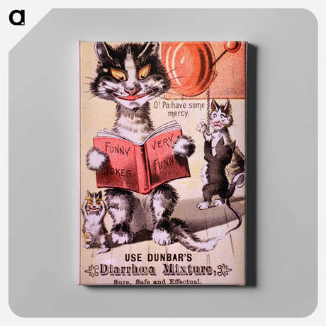 アートパネル-Feline Antics with Dunbar's Diarrhoea Mixture
 - 国立医学図書館 Canvas.