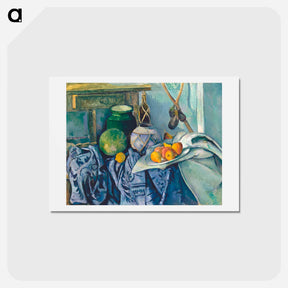 アートポストカード-Still Life with Apples - ポール セザンヌ Postcard.