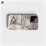 The Dining Room - Paul Signac Phone Case.