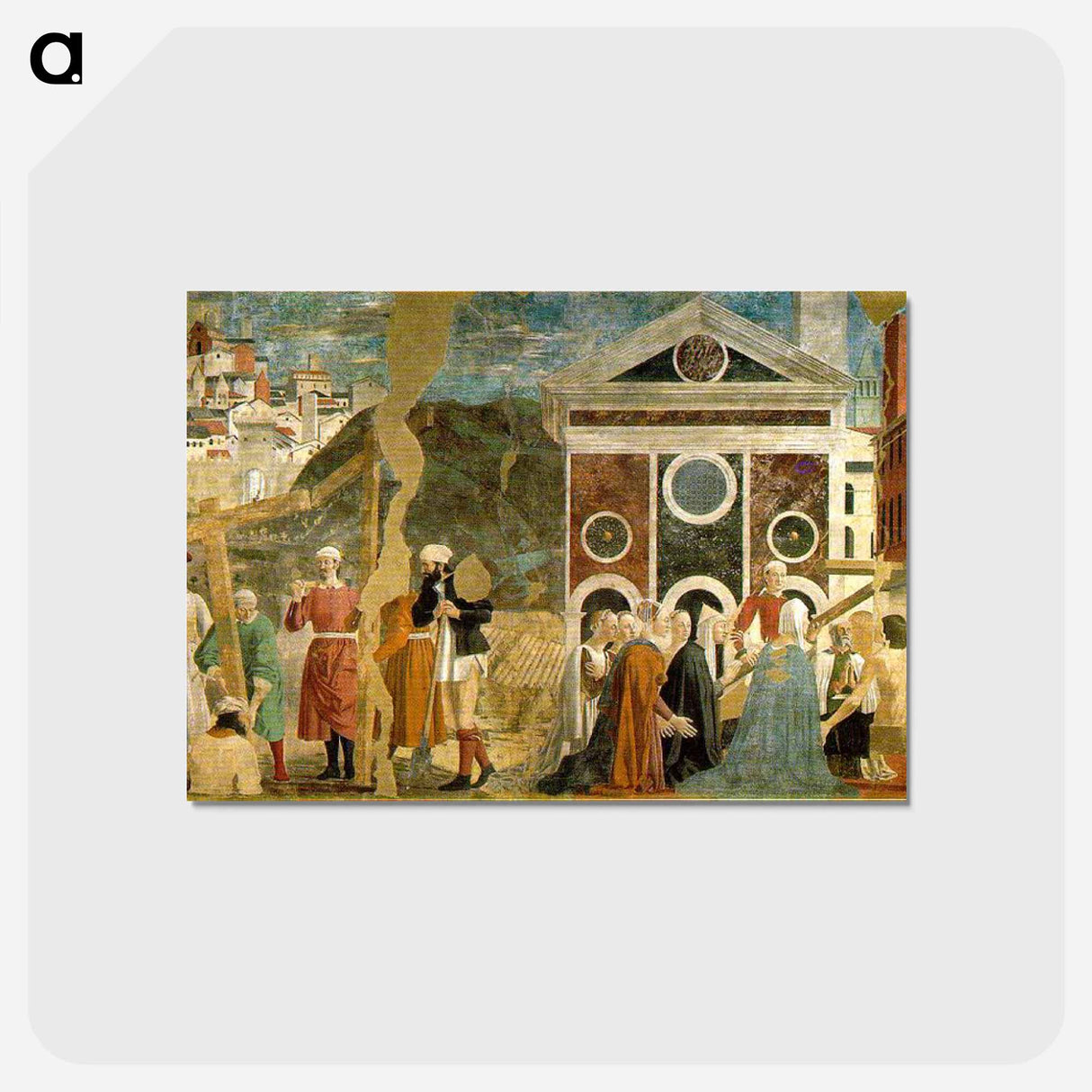 Finding and Recognition of the True Cross - ピエロ デラ フランチェスカ Postcard.