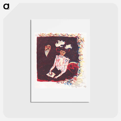 アートポストカード-Color Lithography Frontispiece
 - ピエール ボナール Postcard.