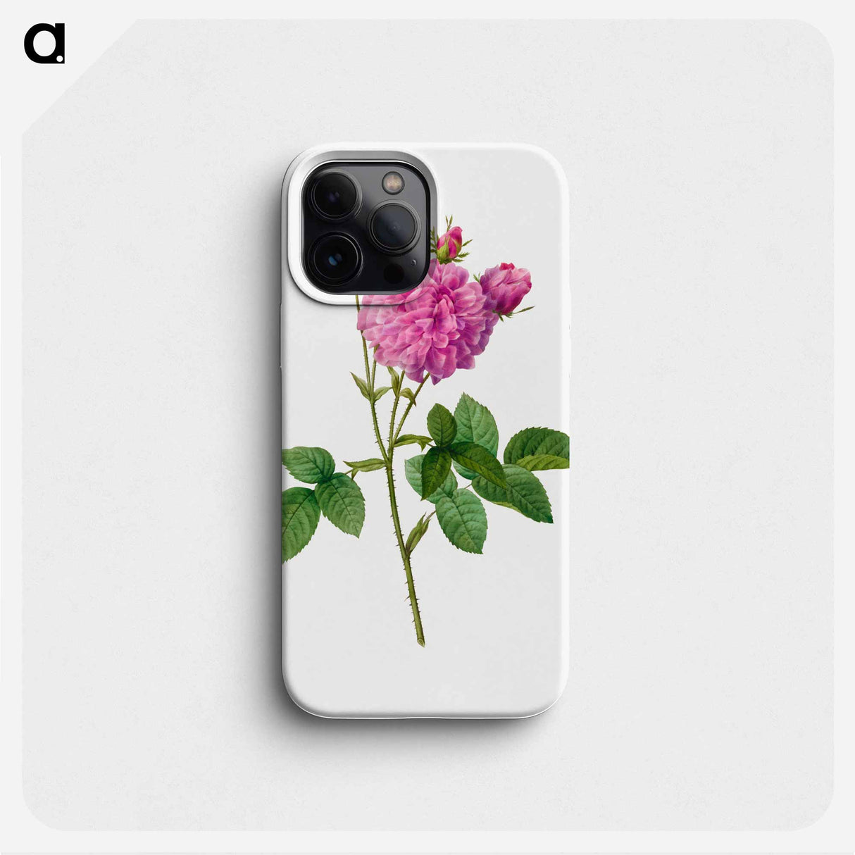 Agatha Rose - Pierre Joseph Redouté Phone Case.